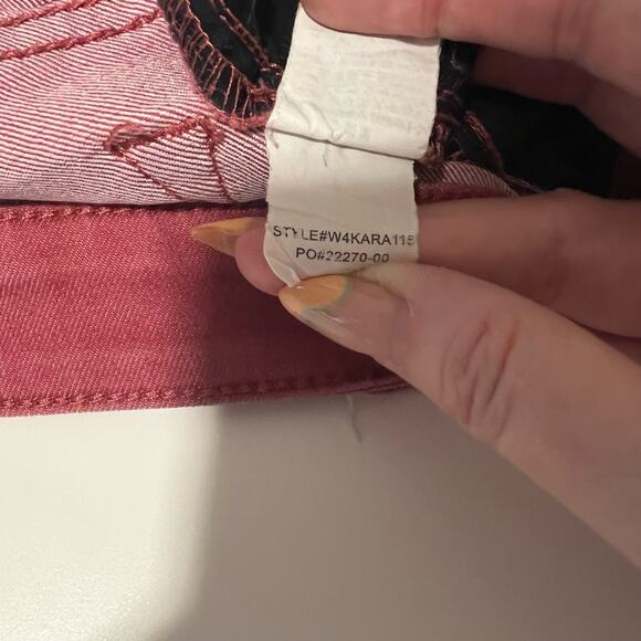 Prana Women's Kara Skinny Jean in Crushed Cranberry Size 6/28 - Picture 9 of 11